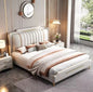 Elegant king size bed frame.